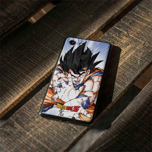 Dragon Ball Z Goku Kamehameha Blast Google Pixel 3 Skin